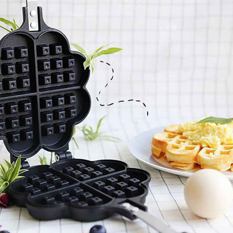 Gas-Type Household Love Waffle Mold Non-Stick Cake Pan DIY Waffle Maker