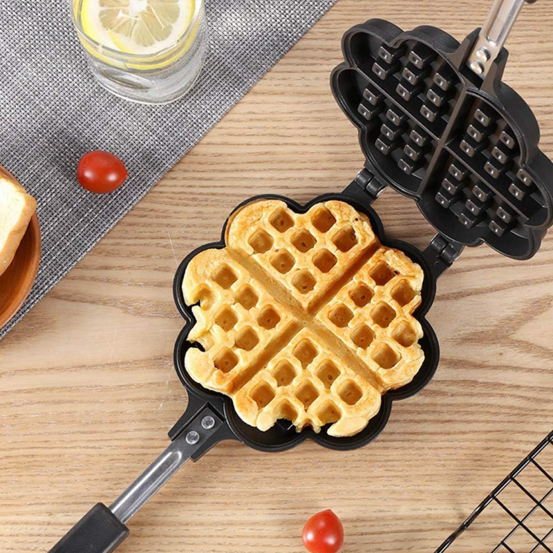 Gas-Type Household Love Waffle Mold Non-Stick Cake Pan DIY Waffle Maker