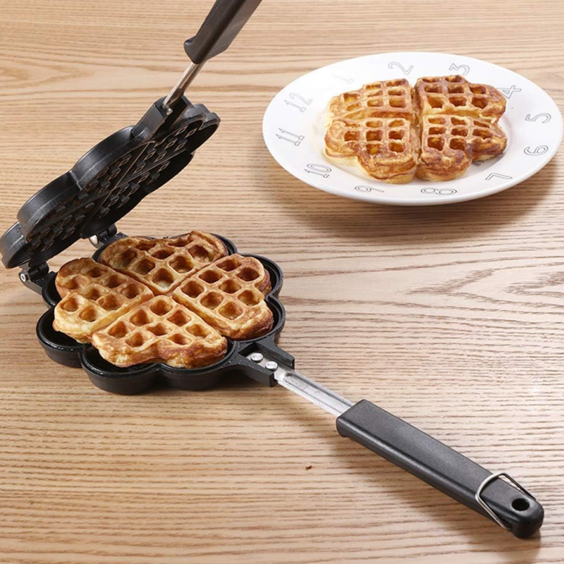 Gas-Type Household Love Waffle Mold Non-Stick Cake Pan DIY Waffle Maker