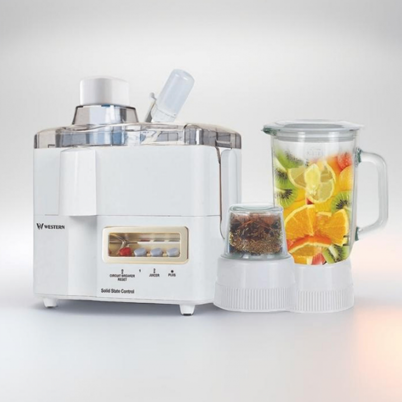 Western 3 in 1 Juicer Blender Dry Mill W-707
