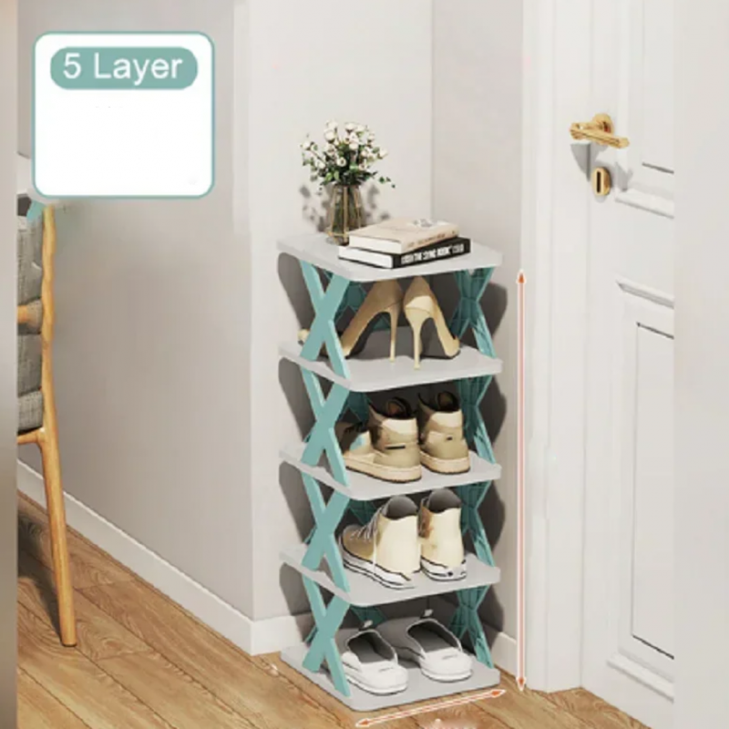 05 Layers Stackable Shoe Rack | Home Accessories | Shopright.pk