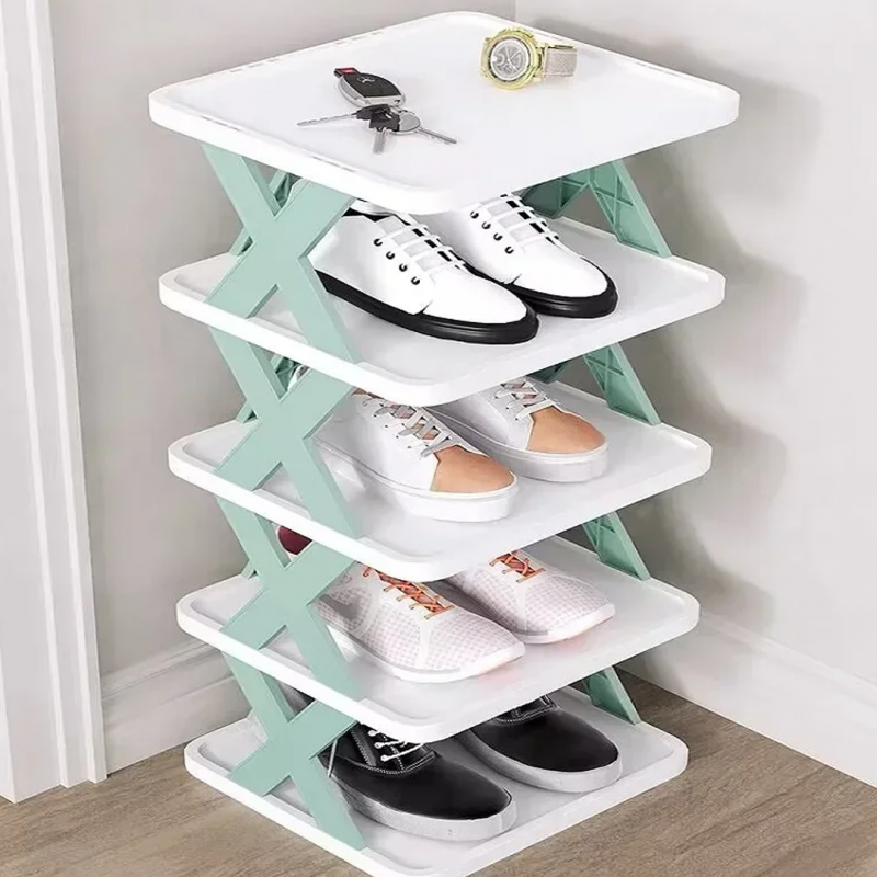 05 Layers Stackable Shoe Rack | Home Accessories | Shopright.pk