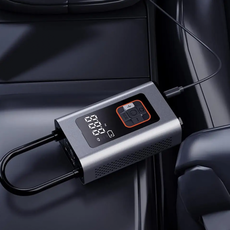 3 IN 1 Portable Electric Air Compressor Power Bank - P99 | Car Accessories | Shopright.pk