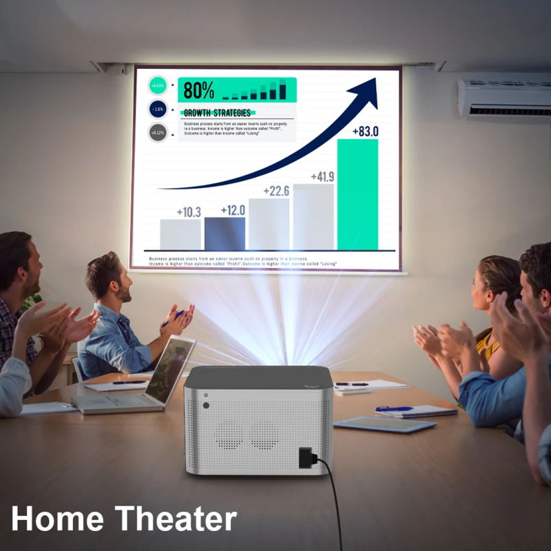 HY350 Android 11.0V Smart Projector 1080P | Wifi & Bluetooth 5.0 | Projector | Shopright.pk