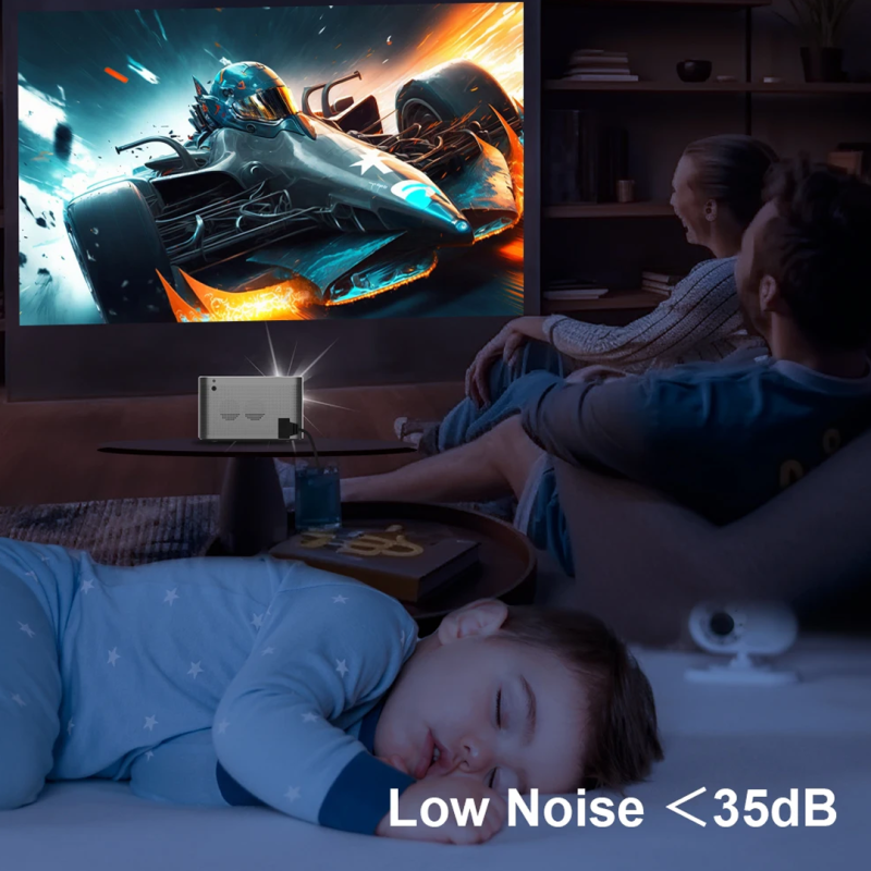 HY350 Android 11.0V Smart Projector 1080P | Wifi & Bluetooth 5.0 | Projector | Shopright.pk