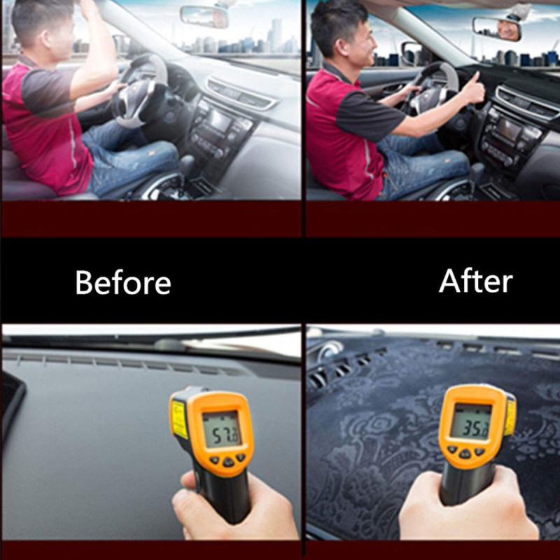 Dashboard Carpet  Velvet For Protection and Heat Resistance (Nissan Dayz Dashboard Mat 2015)