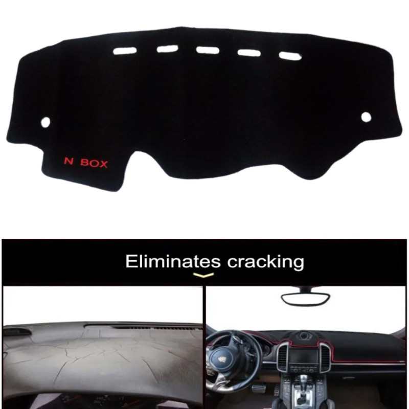 Dashboard Carpet For Protection and Heat Resistance (Honda N-Box Black Color)