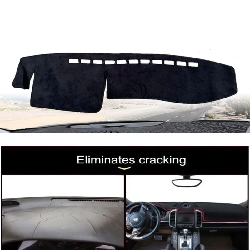 Dashboard Carpet For Protection and Heat Resistance (Toyota Hilux Surf 1996 Black Color)