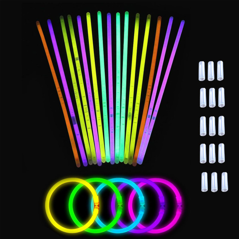 Party Propz Glow In The Dark Neon Bands (25Pcs)