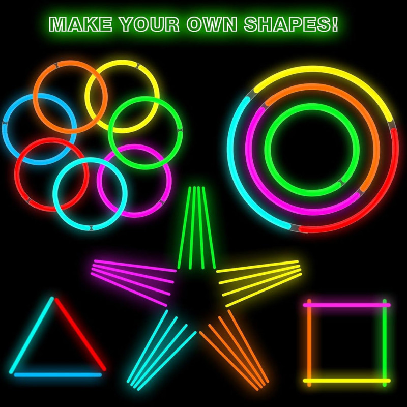 Party Propz Glow In The Dark Neon Bands (25Pcs)