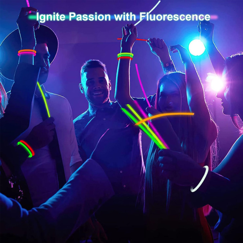 Party Propz Glow In The Dark Neon Bands (25Pcs)