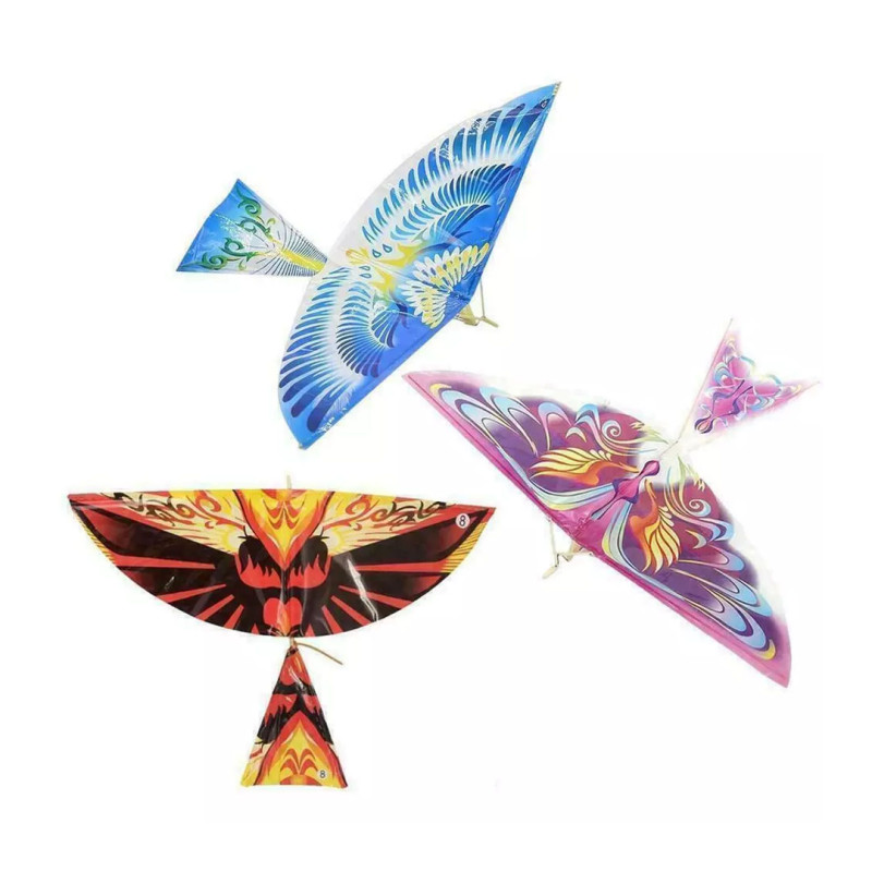 Elastic Rubber Band Powered Flying Birds (2 Pcs) |Toys & Games ...