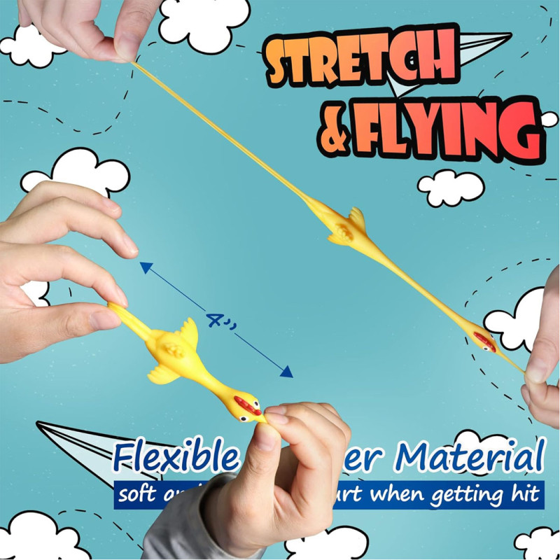 Slingshot Chicken Flying Finger Toys