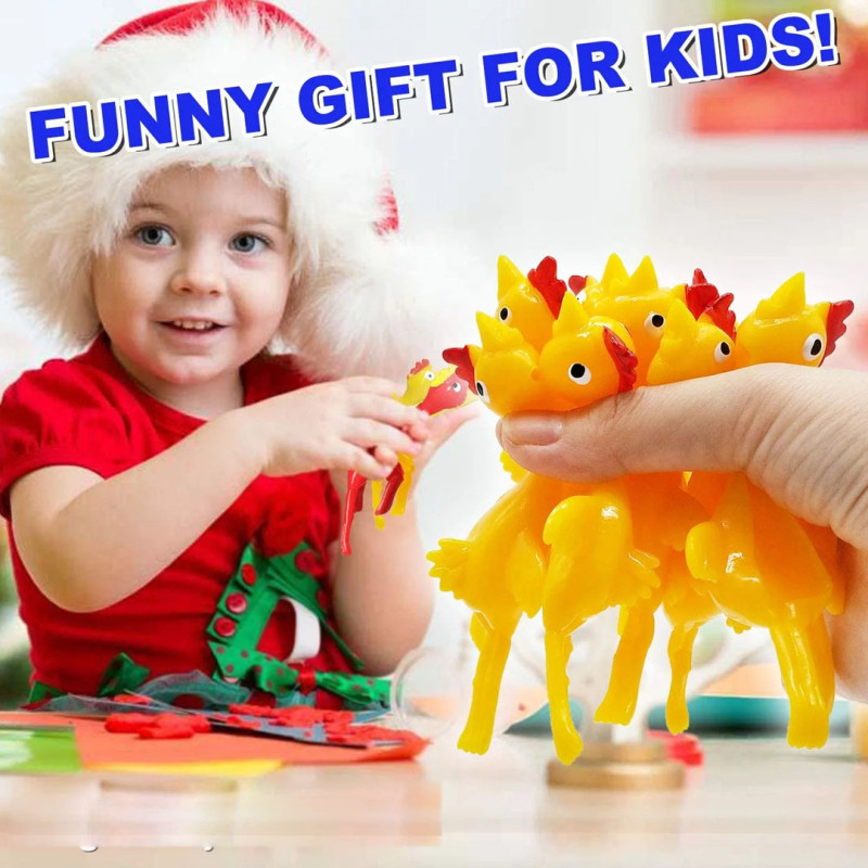 Slingshot Chicken Flying Finger Toys