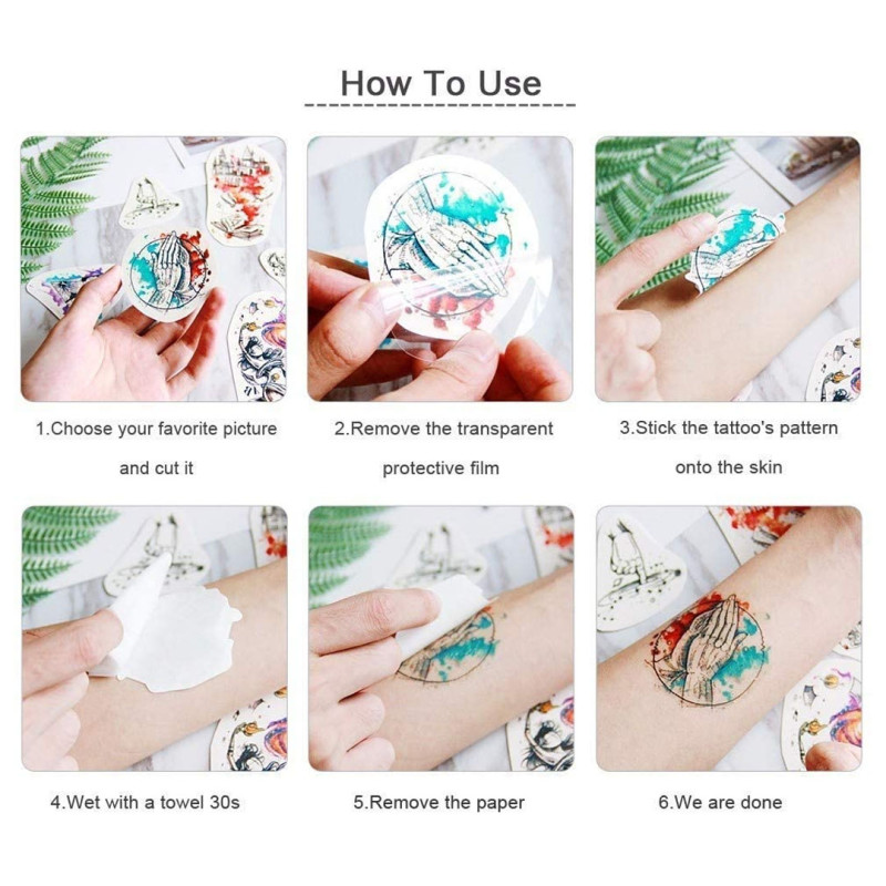 Temporary Tattoo Books for Kids