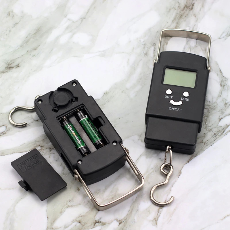 Portable Electronic Scales Weighing 50kg/1g with a spring scale hook luggage