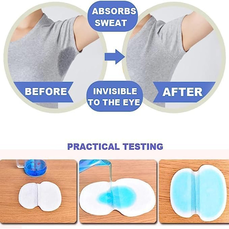 Underarm Sweat Pads for Men and Women Pack Of 4