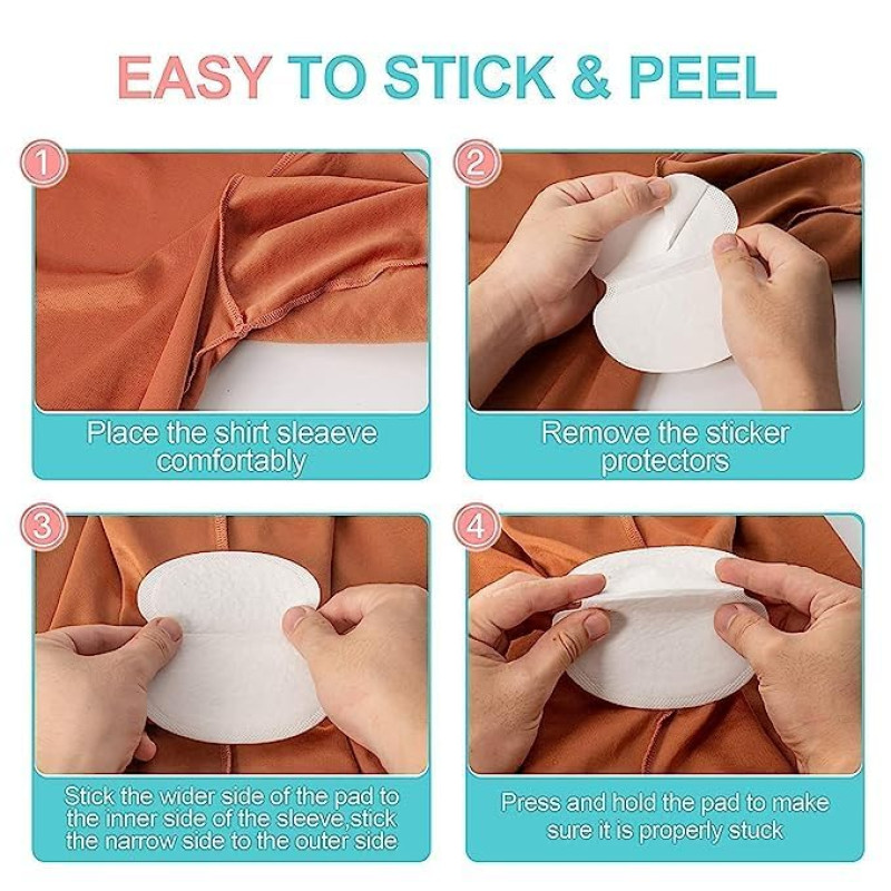 Underarm Sweat Pads for Men and Women Pack Of 4