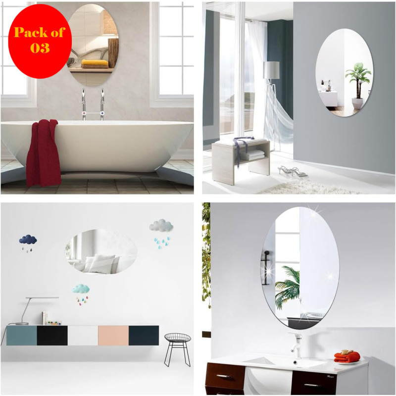 Acrylic Mirror Pack Of 03