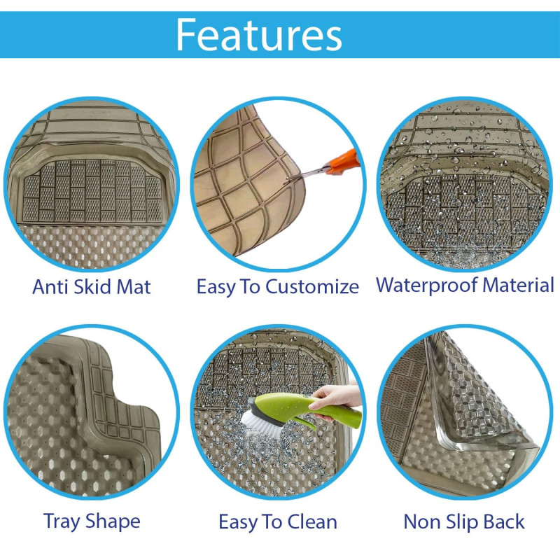 High Quality Car Pvc Floor Mats Smoke
