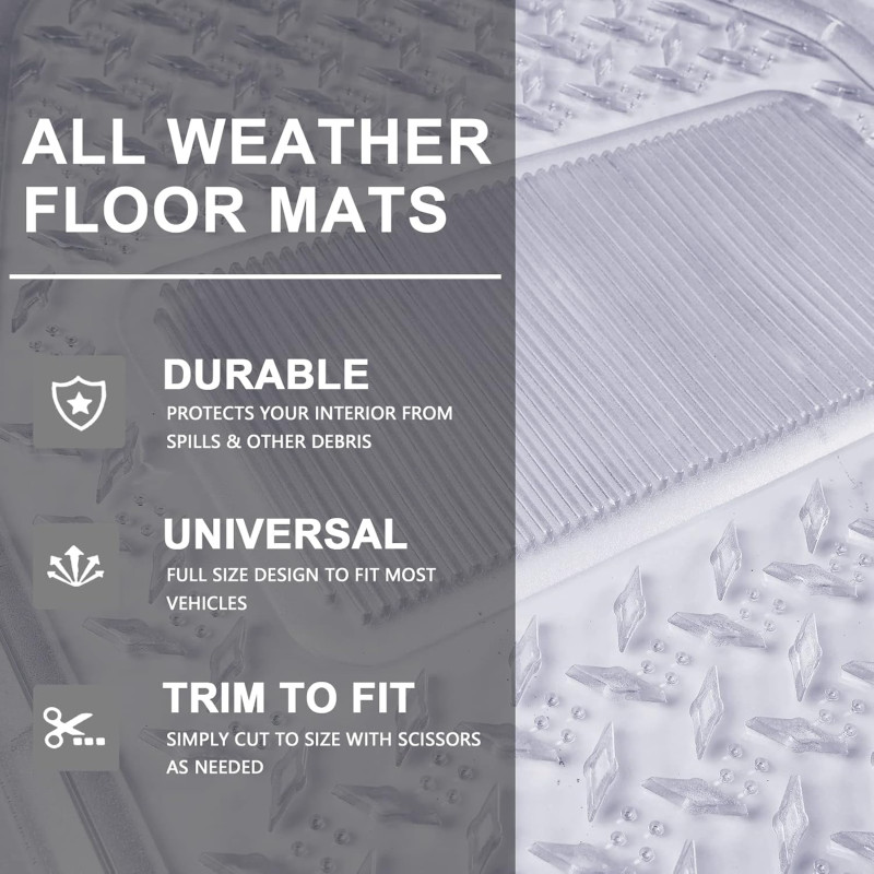 High Quality Car Pvc Floor Mats Transparent