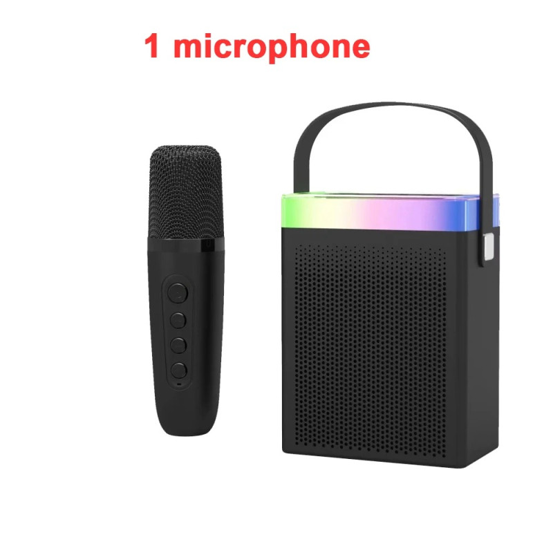 Kisonli G22 Mini Bt Portable Karaoke Speaker With Wireless Handheld Microphone