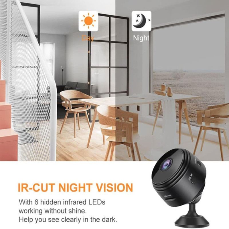 New A9 1080p HD 2mp Magnetic Wifi Mini Camera