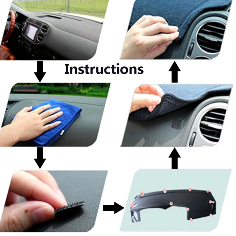 Dashboard Carpet For Protection and Heat Resistance Toyota Corolla 2009-2014
