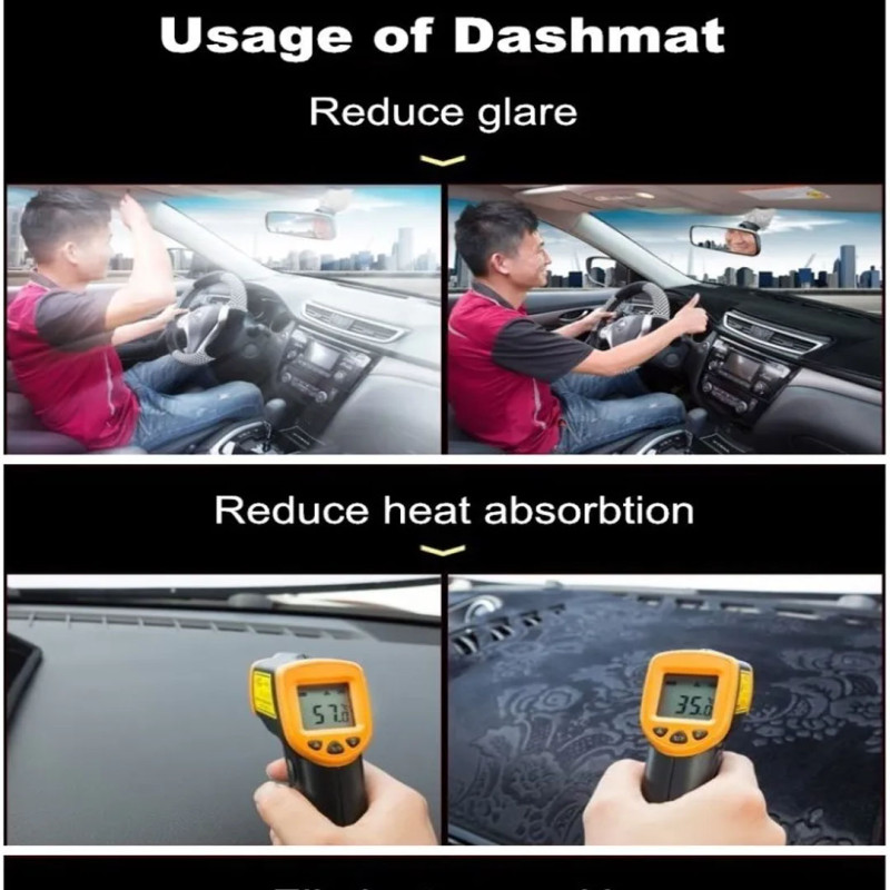 Dashboard Carpet For Protection and Heat Resistance Toyota Corolla 2009-2014
