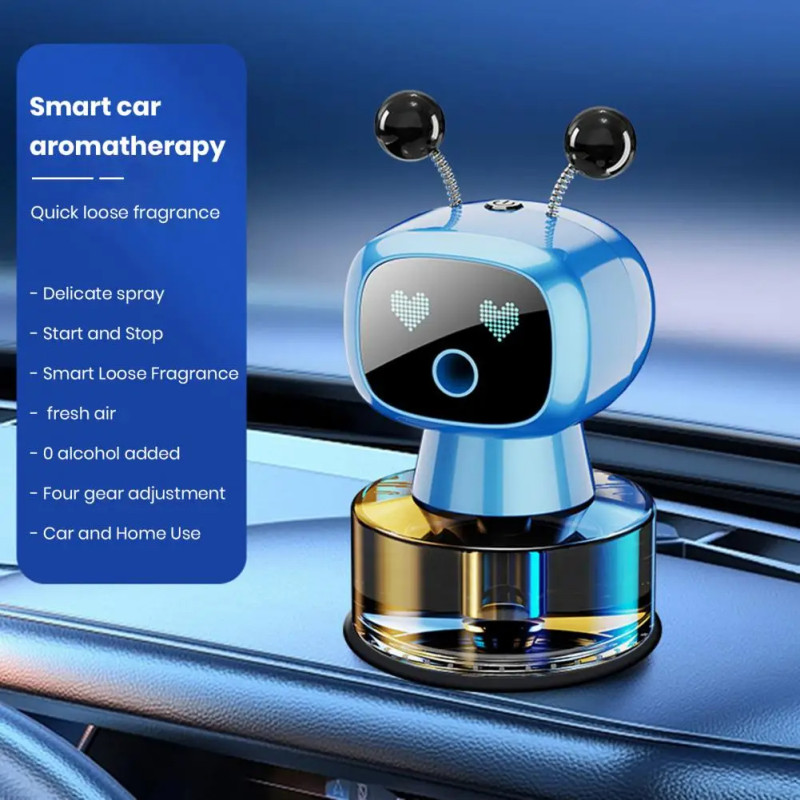 Smart Robot Car Perfume Air Freshner | Car Accessories | Shopright.pk