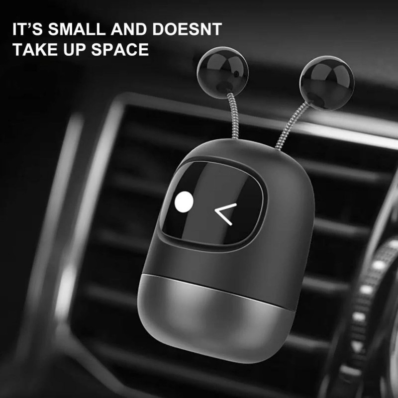 Car Aroma Diffuser Auto Cute Robot Air Freshener | Car Accessories | Shopright.pk