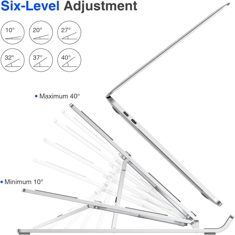 Foldable Laptop & Tablet Holder Stand-18 Inch Laptop Stand