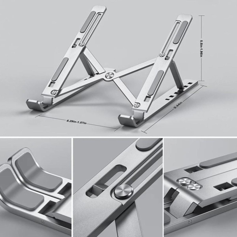 Foldable Laptop & Tablet Holder Stand-18 Inch Laptop Stand