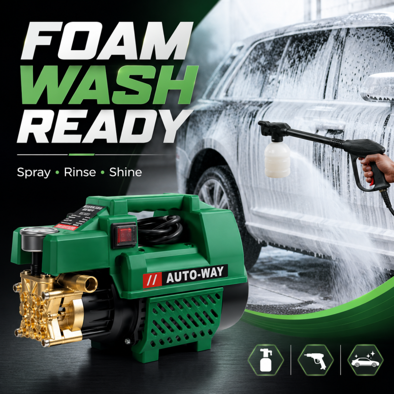 Portable Pressure Washer Pump for Car & Home Cleaning