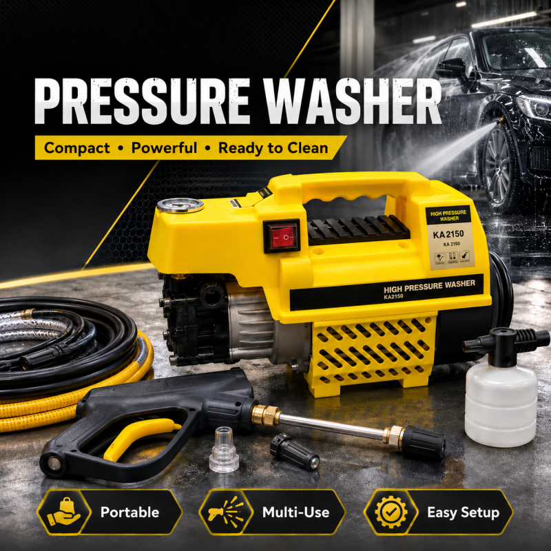 1150W Portable Pressure Washer Pump for Car & Home Cleaning