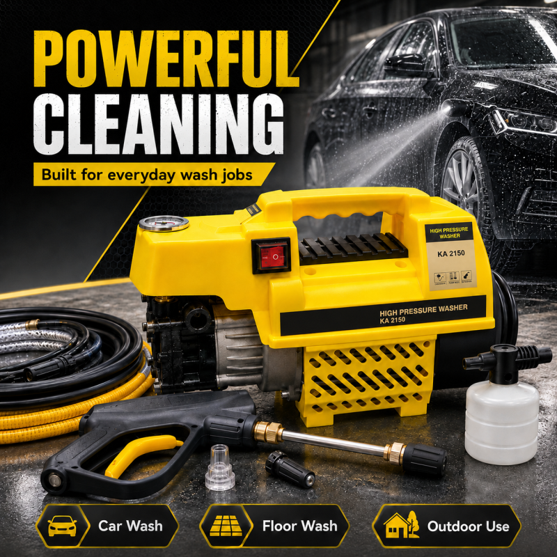 1150W Portable Pressure Washer Pump for Car & Home Cleaning