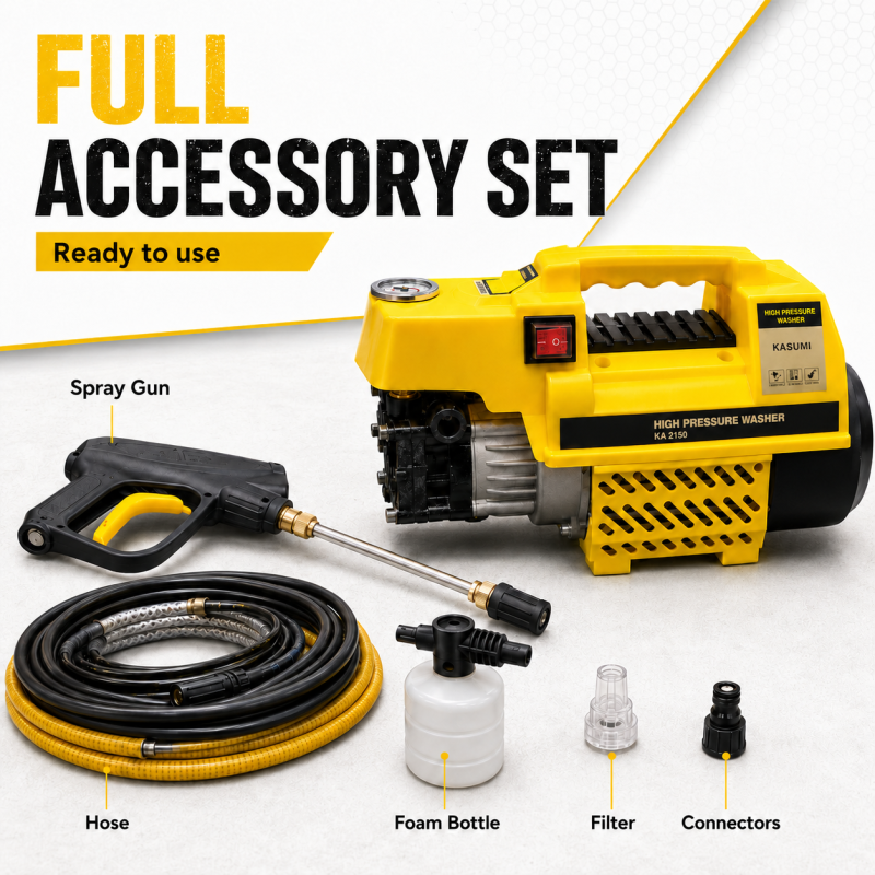 1150W Portable Pressure Washer Pump for Car & Home Cleaning