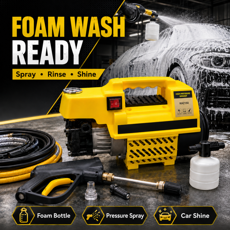 1150W Portable Pressure Washer Pump for Car & Home Cleaning