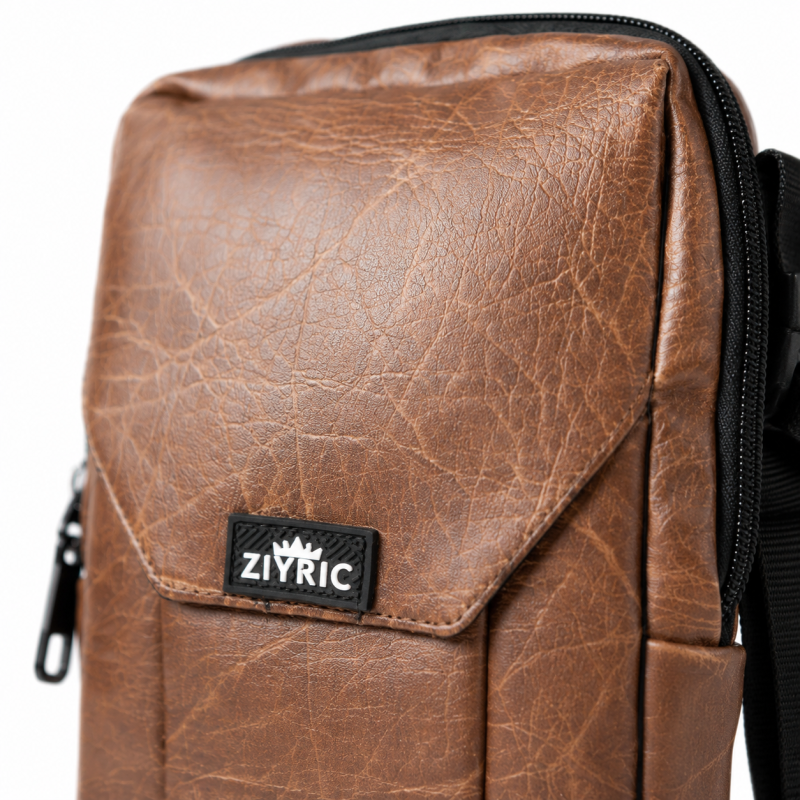 Ziyric Crossbody Shoulder Bag- Genuine Leather | Travel Accessories | Shopright.pk