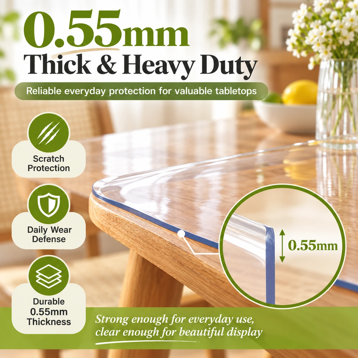 Transparent Protective Sheet Cover | Waterproof Wall Protection