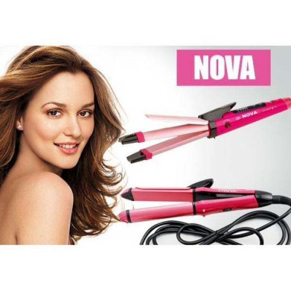 Nova 2 In 1 Straightener And Curler
