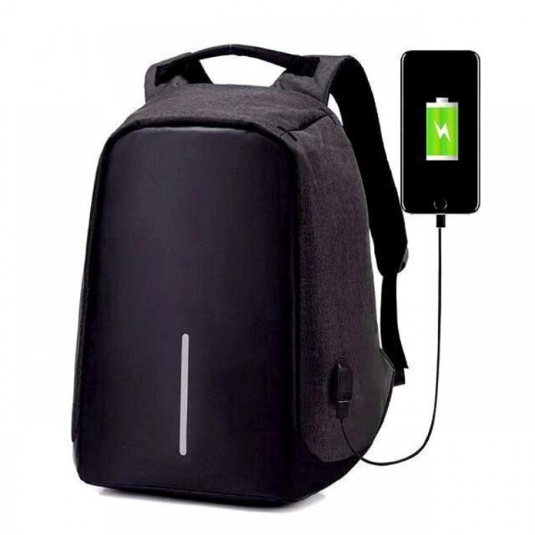 Anti Theft Usb Charging Travel Backpack With Free Powerbank