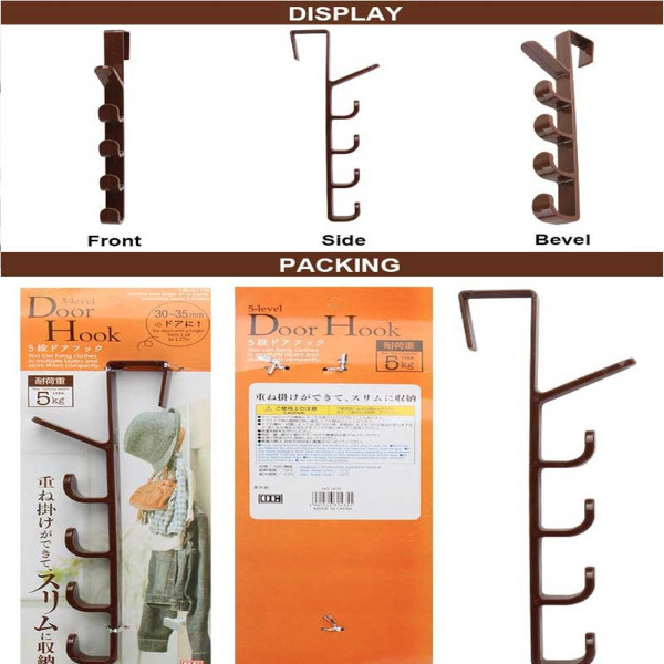 5 Level Door Hooks