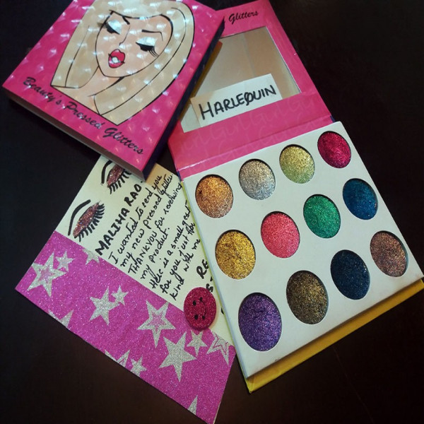 Beauty World 12 Colors Eye Shadow Glittery Palette