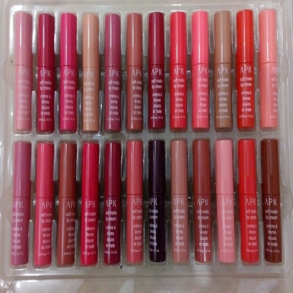 Apk Soft Matte Lip Cream Gloss Tray (24 Pcs)