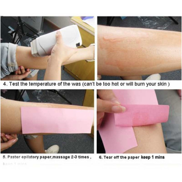 Roll-On Hair Removal Depiliatory Wax Heater Starter Kit