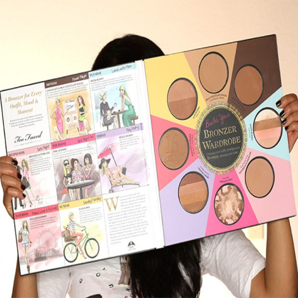 Too Face Bronzer Studio 8 Colors Highlighter Palette For Face & Body