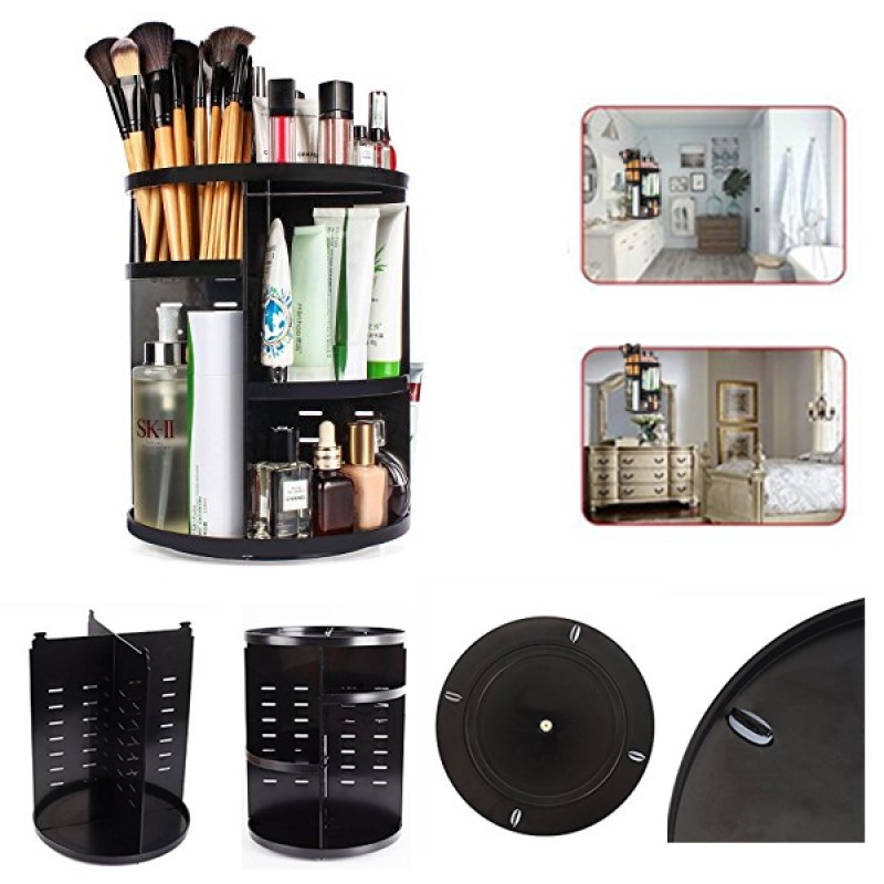 Buy 360 rotating makeup organizer at best price in Pakistan ShopRight