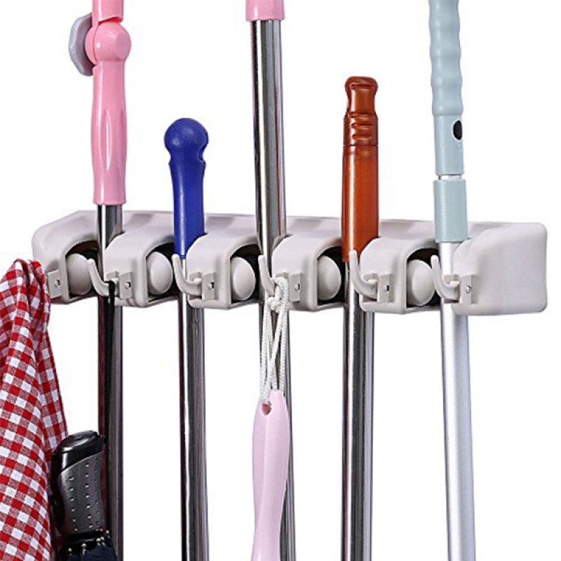 Wall Mounted Rack Ideal For Broom Mop (Buy 1 & Get 1 Free)