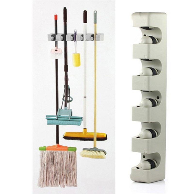 Wall Mounted Rack Ideal For Broom Mop (Buy 1 & Get 1 Free)